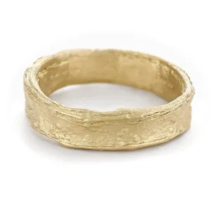 Textured Gold Band