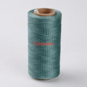 Turquoise Green (10m) - 1x0.3mm Flat Waxed Cord