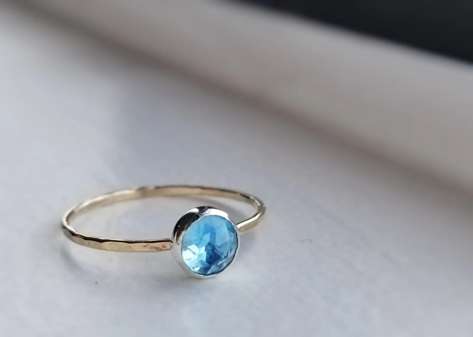 Ursa Major - Faceted 6mm Gemstone Ring