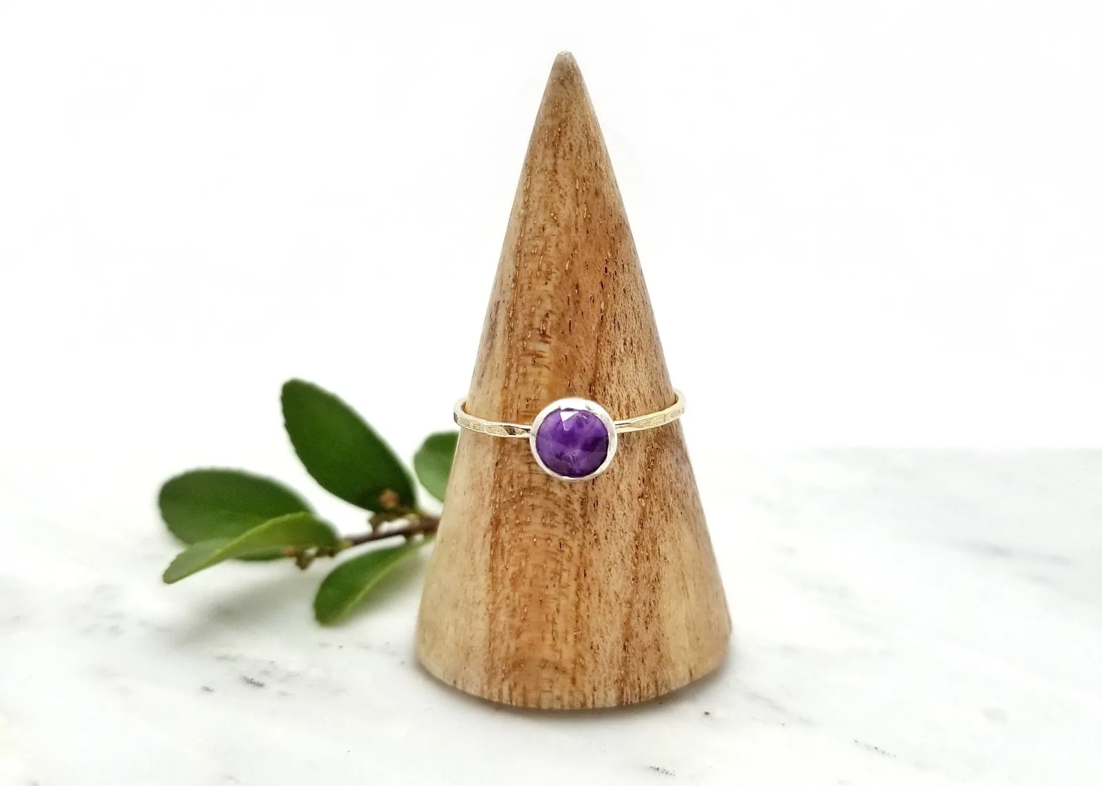 Ursa Major - Faceted 6mm Gemstone Ring